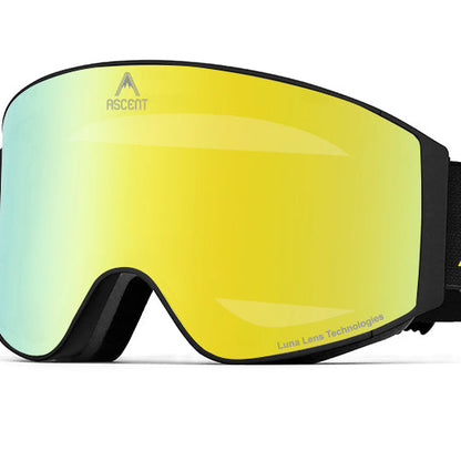 NEW 2026 Ascent HX55 Motown Magnetic Lens Goggles - Large/Mid/Wide-with clip strap