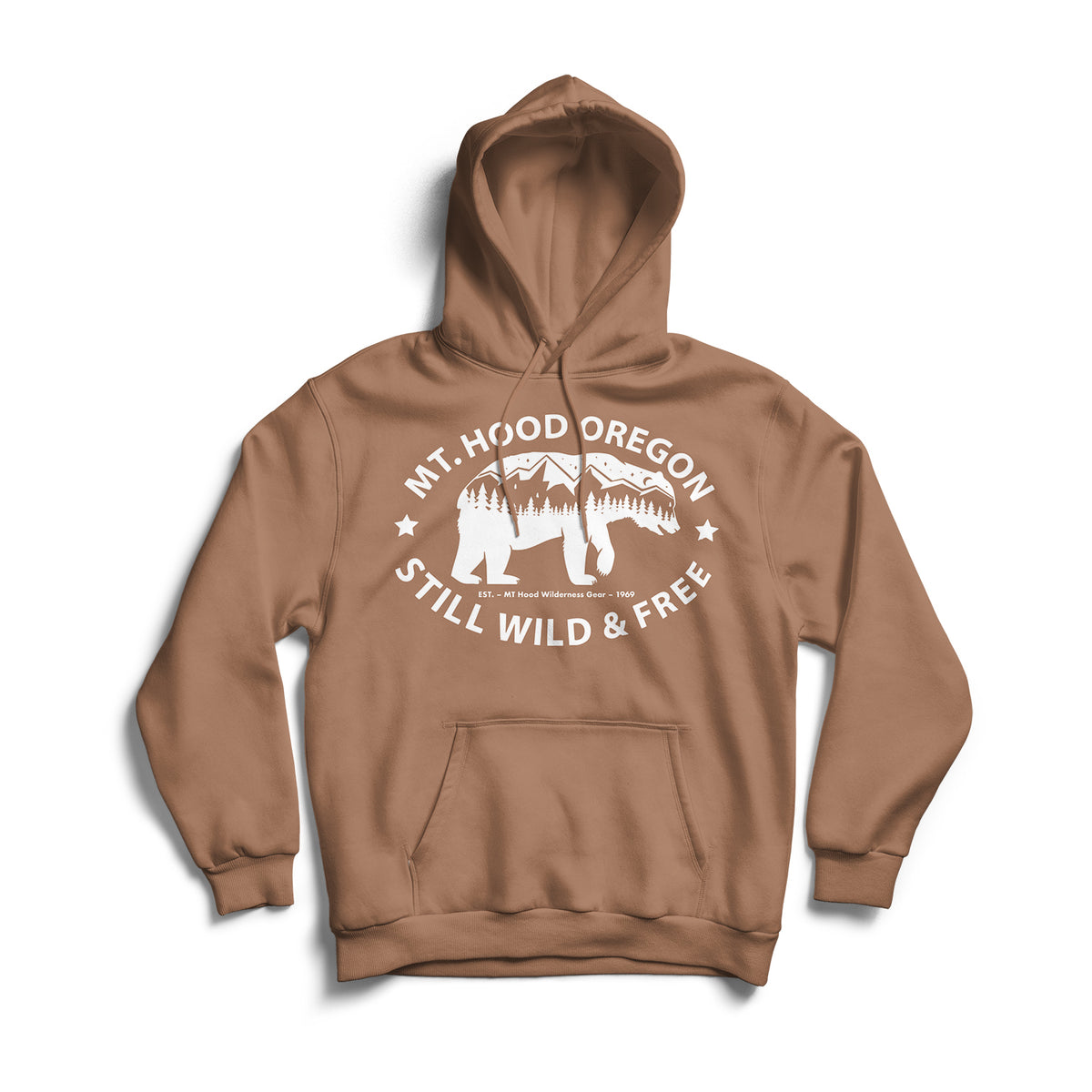 Mt Hood Authentics Pullover Hooded Sweatshirt