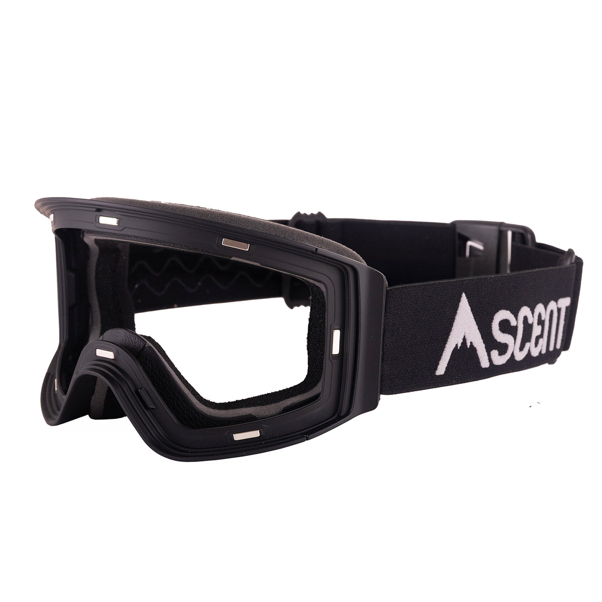 NEW 2026 Ascent HX55 Motown Magnetic Lens Goggles - Large/Mid/Wide-with clip strap