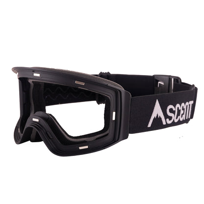 NEW 2026 Ascent HX55 Motown Magnetic Lens Goggles - Large/Mid/Wide-with clip strap